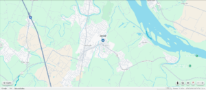 Map showing Lappans, Maryland and surrounding areas, including the Potomac River, major roads, and nearby towns such as Williamsport, Sharpsburg, and St. James.