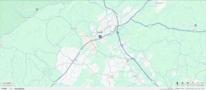 Map showing West Lenox and Lenox, Massachusetts, with major highways US 20 and US 7, local roads, and nearby towns labeled. The area is surrounded by green, indicating forests or parks.