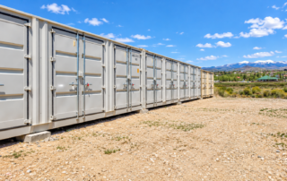 SteelSafe Self Storage drive-up storage units on US Highway 40 in Granby, CO.